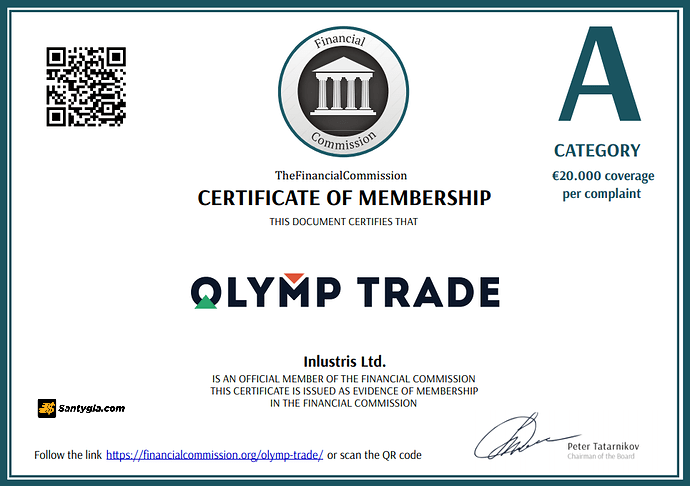 Giay phep san Olymptrade