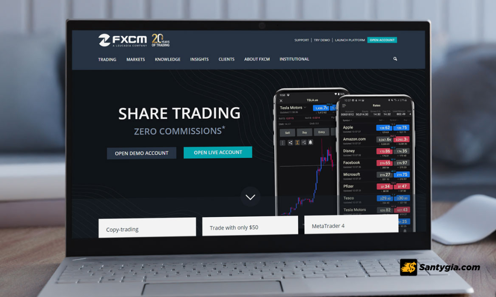 Nen tang san FXCM