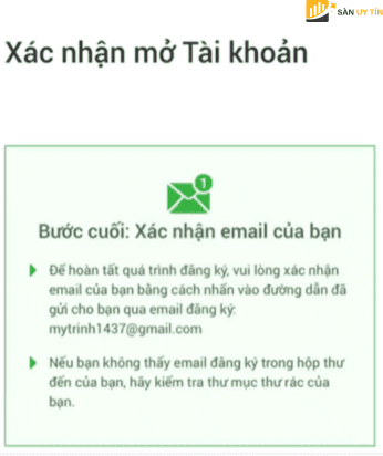 Xac nhan mo tai khoan XM 1