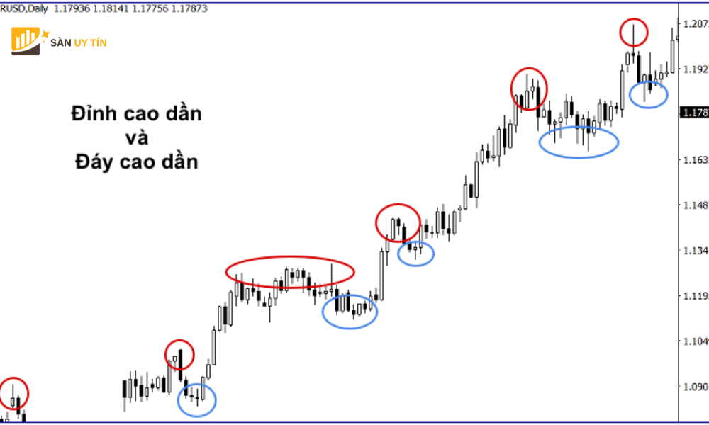 Cách xác định đỉnh đáy trong Forex chi tiết nhất