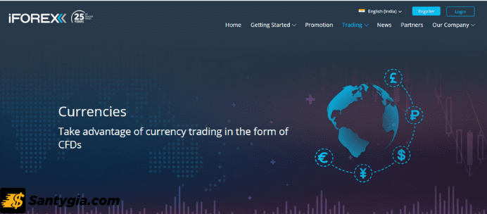 Danh mục đầu tư của sàn IForex khá đa dạng