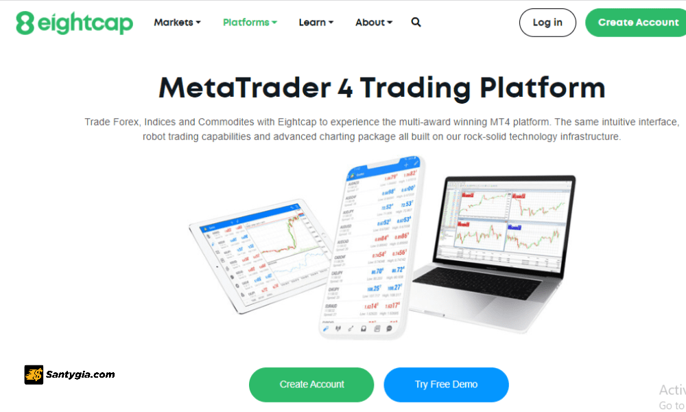 Nen tang giao dich Eightcap