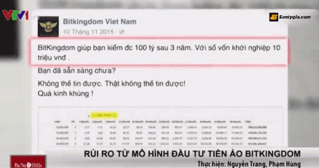 VTV dua tin Bitkingdom lua dao nha dau tu