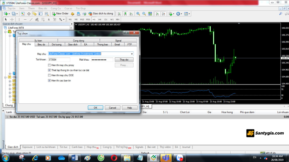 chuan bi cai dat PassView MT4