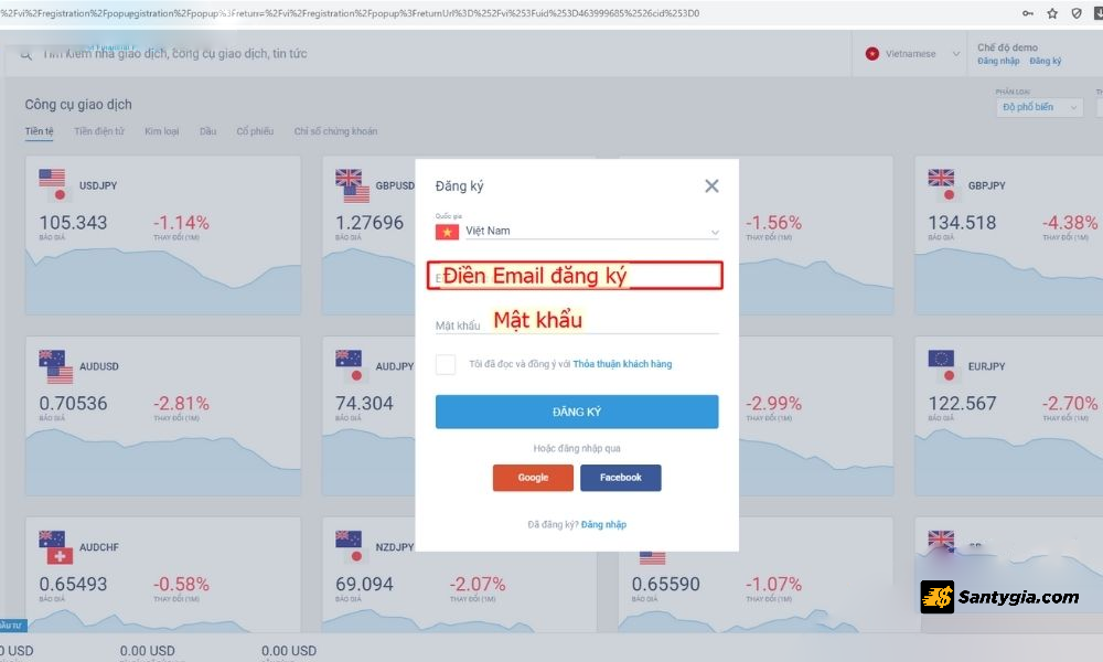 Nha dau tu can tien hanh dang ky va xac nhan email