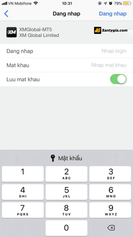 Cach dang nhap MT5 tren dien thoai iOS