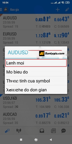 Cach dat lenh tren MT5 1