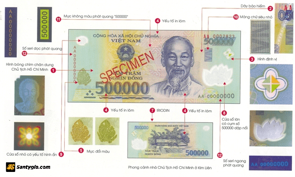 Kiem tra hinh bong chim va hinh dinh vi cua menh gia 500.000 dong