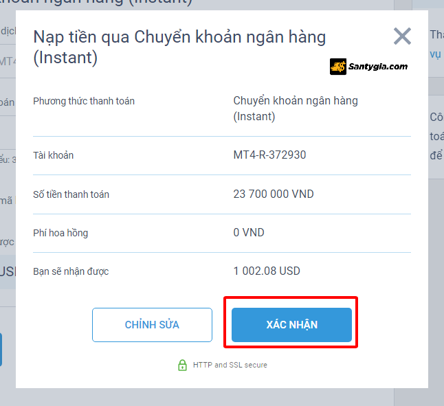 Xac nhan thong tin