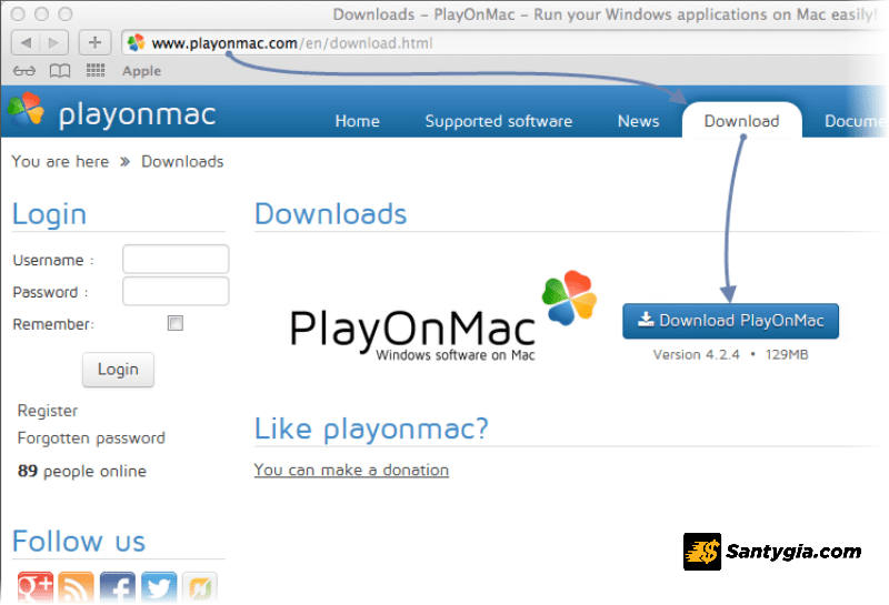 Cach cai dat PlayOnMac 1