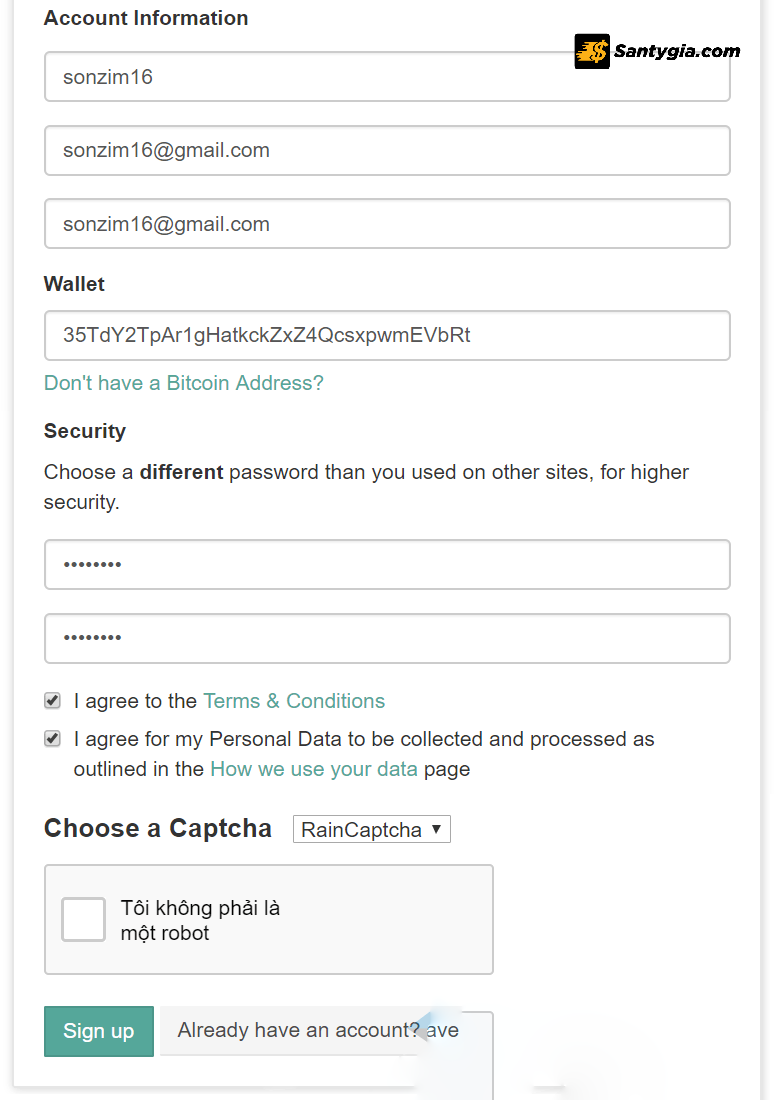 Cach dang ky faucethub sites 2