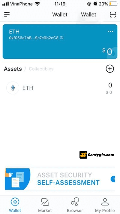 Cach them token tren ImToken