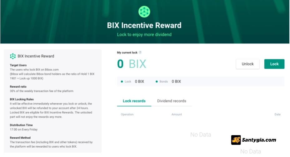 Tham gia vao BIX Incentives Reward cua