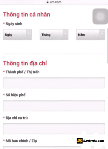 Tiep tuc dien thong tin ca nhan 4