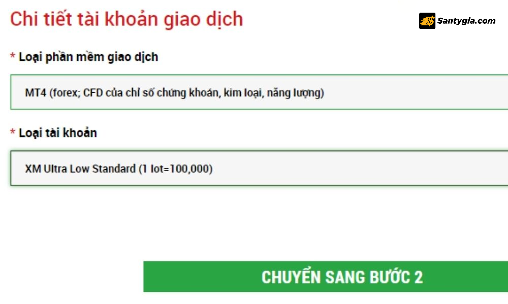 Trader lua chon loai tai khoan de giao dich 2