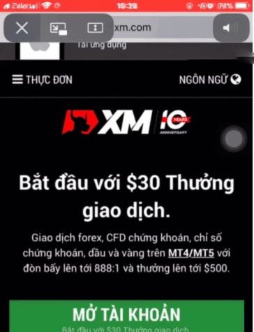 Truy cap vao san XM 1