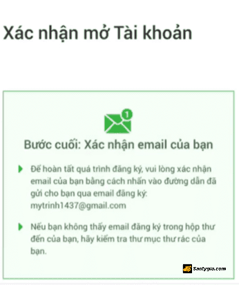 Xac nhan mo tai khoan XM 7