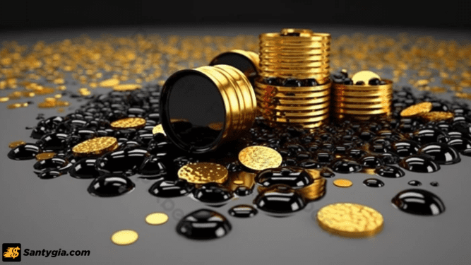 Giá bạc và giá dầu thô Brent đều tăng cao​