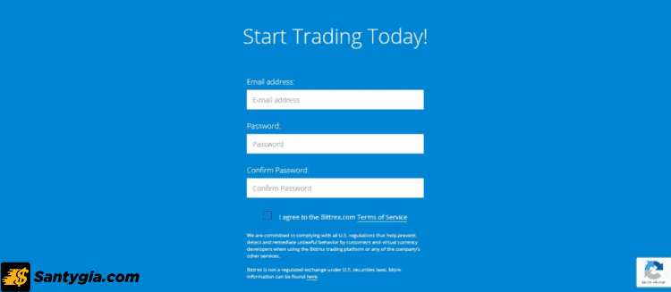 Cách đăng ký tài khoản sàn Bittrex