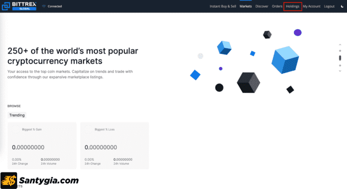 Cách nạp, rút tiền trên sàn Bittrex