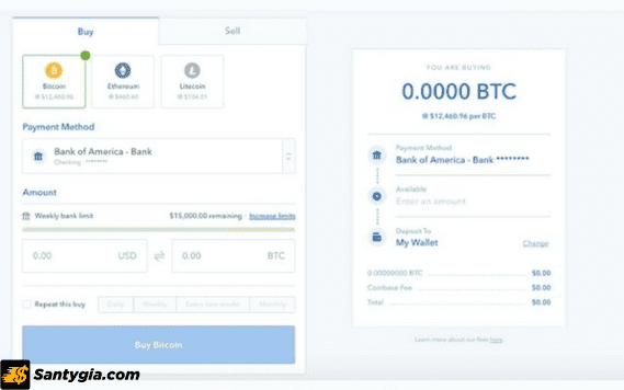 Mua BTC tại Wallet Deposit_Withdrawal của sàn Binance