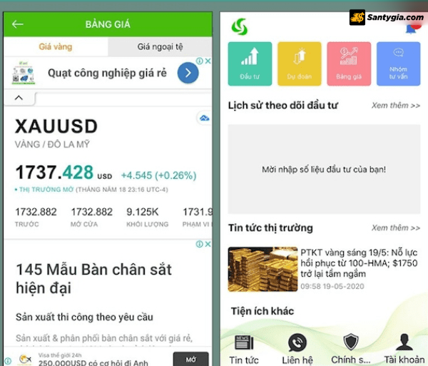 Đầu tư vàng là app cập nhật giá vàng nhanh nhất