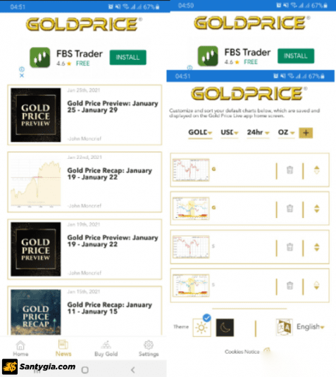 Gold Price Live - Ứng dụng cập nhật giá vàng nhanh nhất