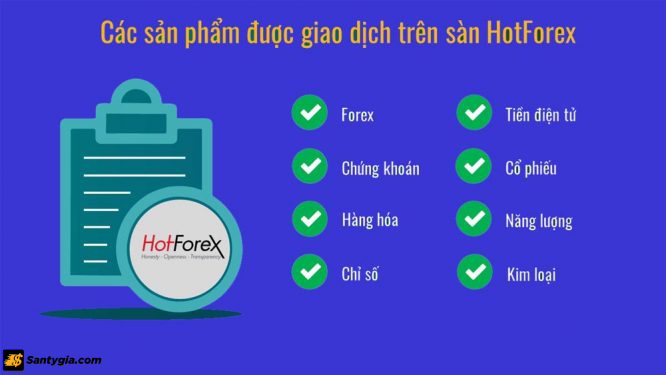 Sản phẩm giao dịch tại HotForex – Đánh giá sàn HotForex mới nhất