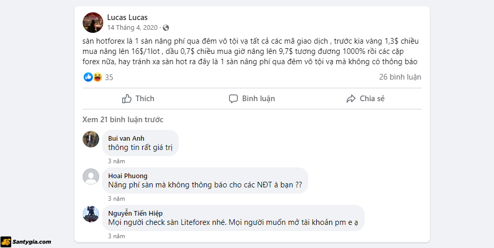 Thủ đoạn sàn HotForex sử dụng để lừa đảo khách hàng 