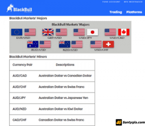 Danh mục đầu tư tại sàn BlackBull Markets nghèo nàn