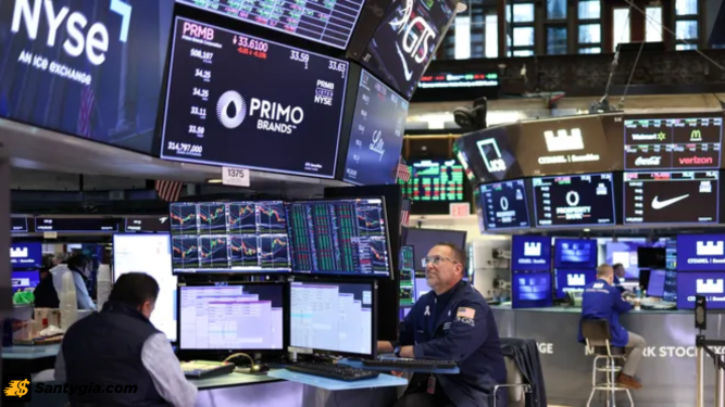 Hợp đồng tương lai chứng khoán Mỹ giảm do lo ngại về lạm phát và thuế quan gây áp lực lên Phố Wall